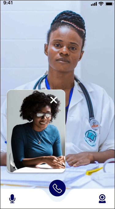 Schermata chat di Medi